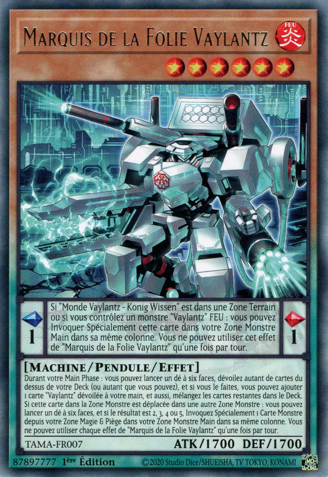 Marquis de la Folie Vaylantz - TAMA-FR007 - Yu-Gi-Oh!