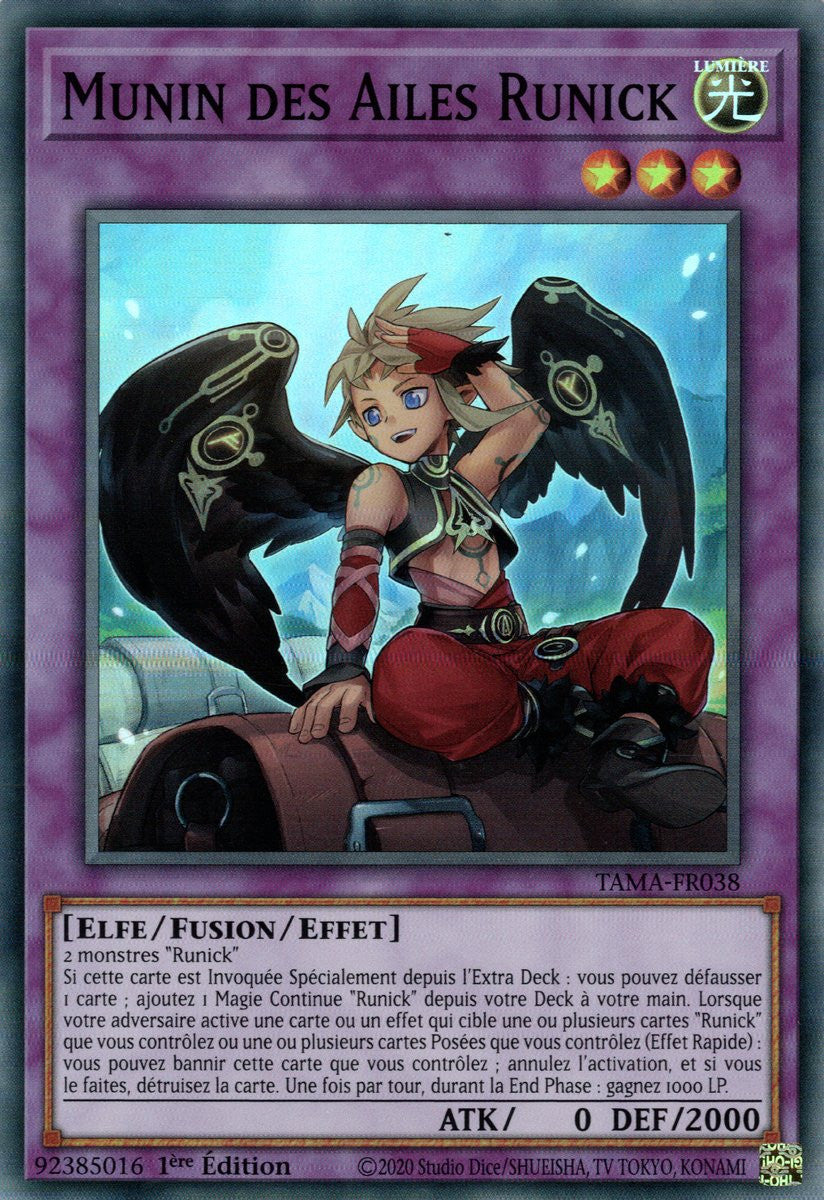 Munin des Ailes Runick - TAMA-FR038 - Yu-Gi-Oh!