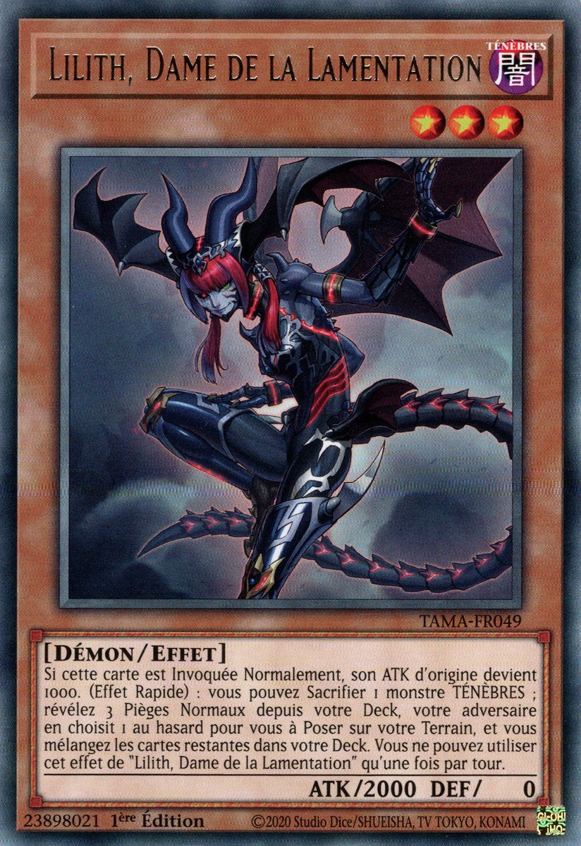 Lilith, Dame de la Lamentation - TAMA-FR049 - Yu-Gi-Oh!