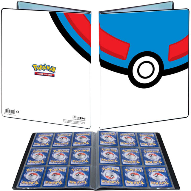 Portfolio Pokémon Super Ball - A4 - 9 Cases 180 Cartes - Ultra Pro