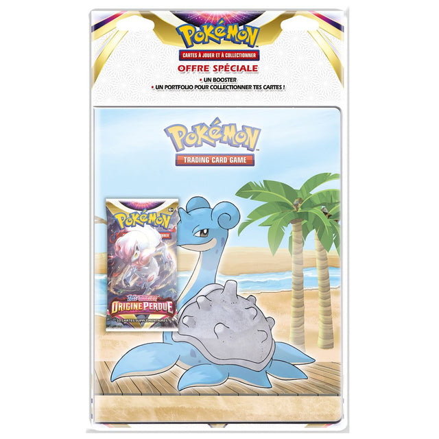 Pack Portfolio Lokhlass + Booster Pokémon EB11 Origine Perdue