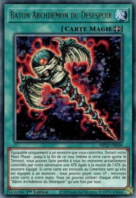 Bâton Archdémon du Désespoir - MP22-FR036