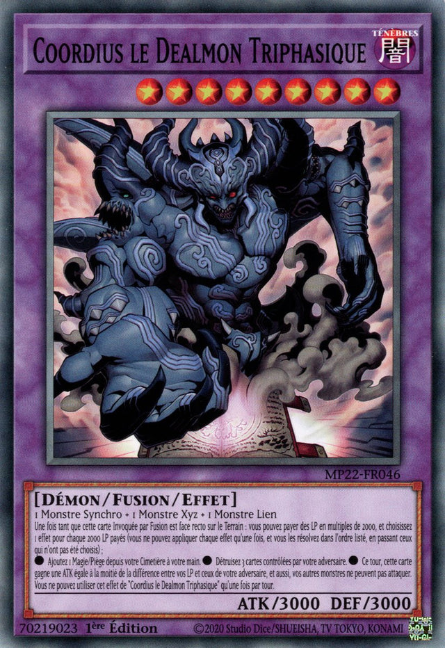 Coordius le Dealmon Triphasique - MP22-FR046