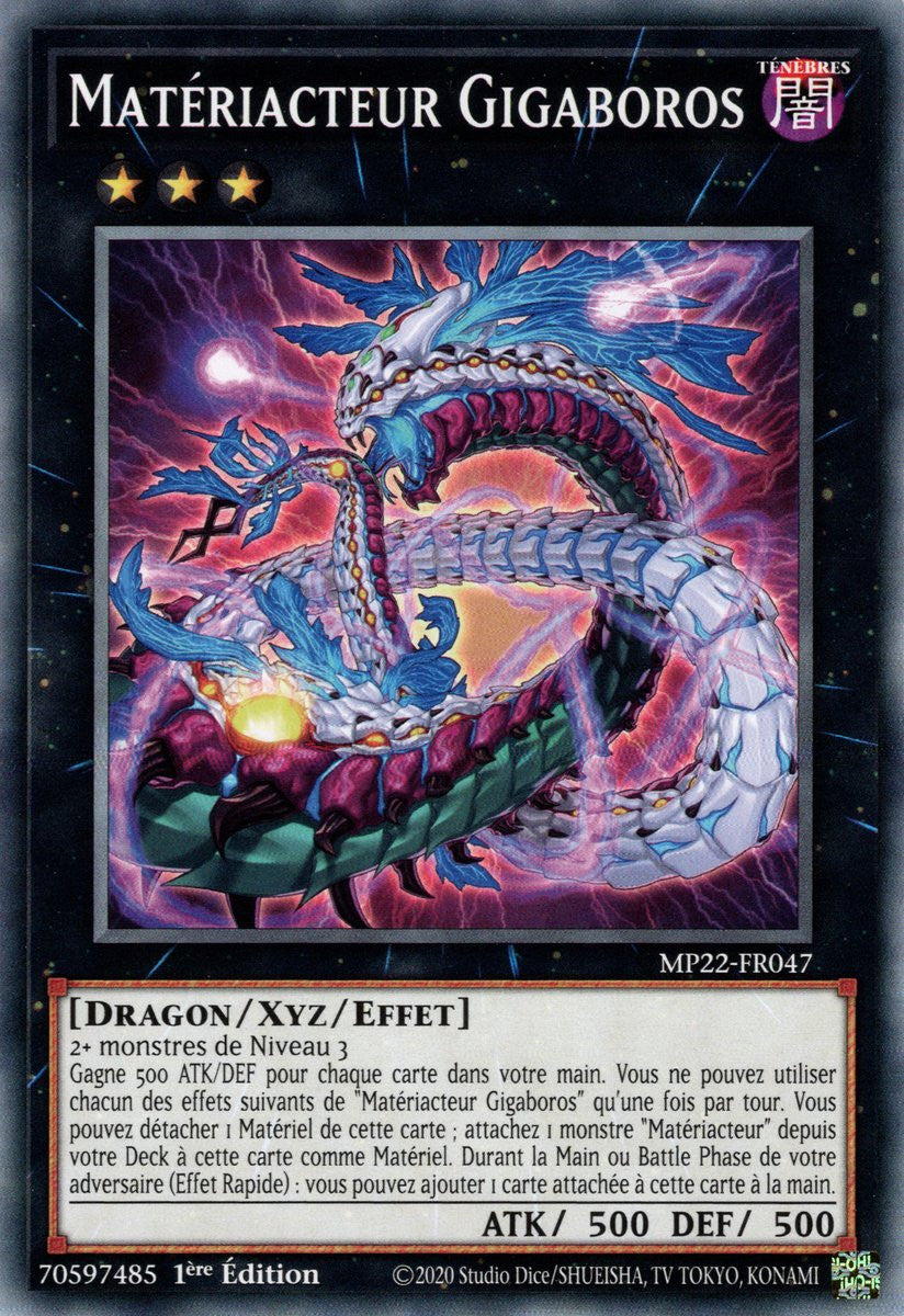 Matériacteur Gigaboros - MP22-FR047