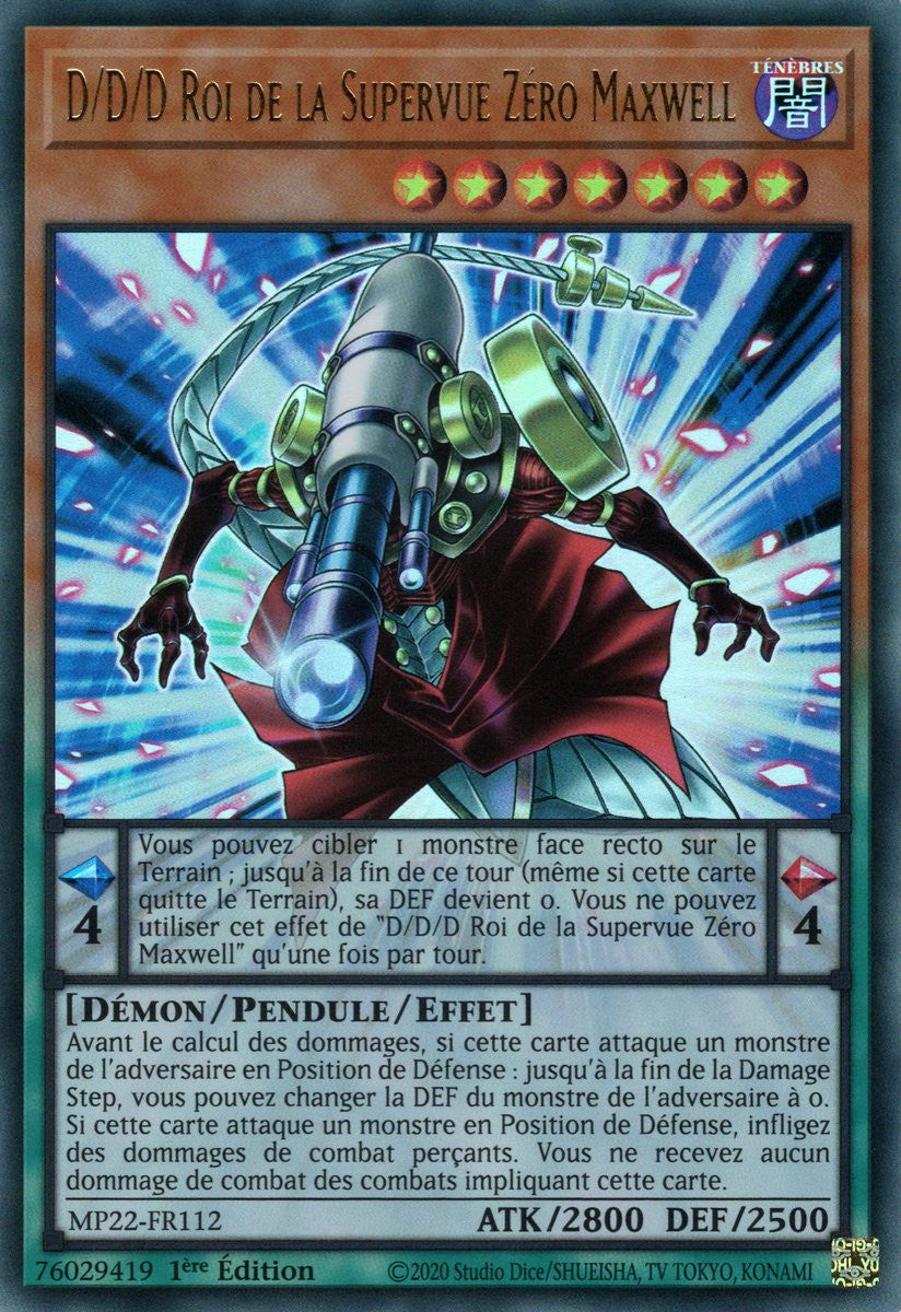D/D/D Roi de la Supervue Zéro Maxwell - MP22-FR112