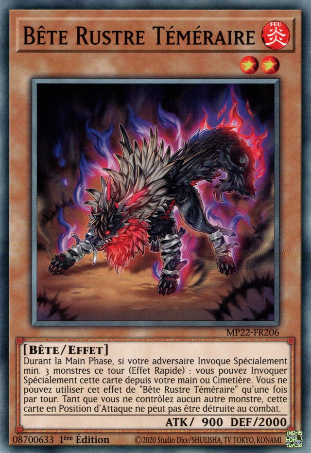 Bête Rustre Téméraire - MP22-FR206