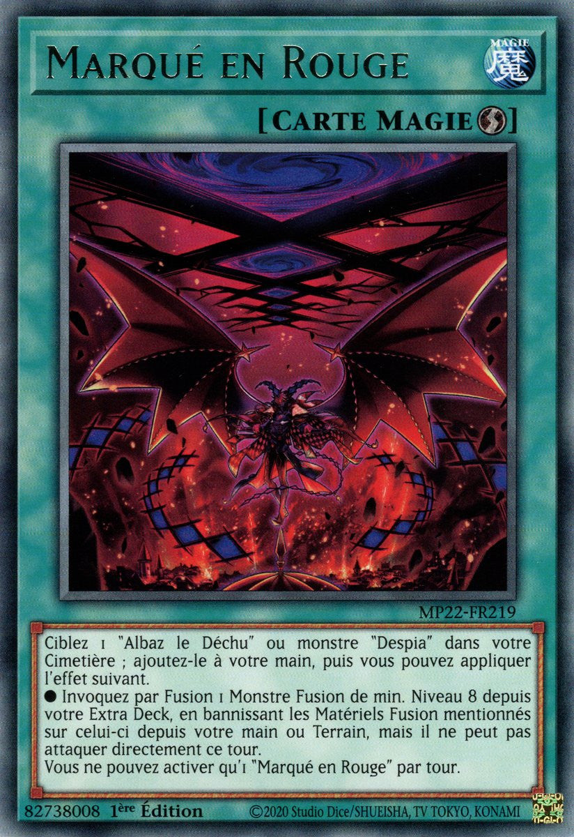Marqué en Rouge - MP22-FR219
