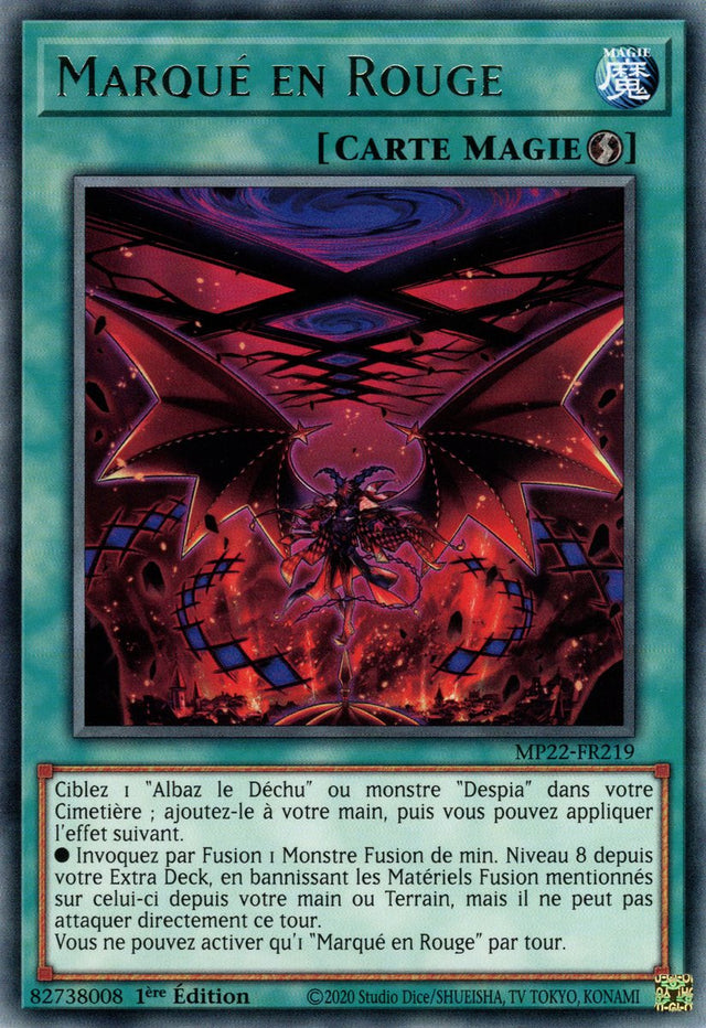 Marqué en Rouge - MP22-FR219