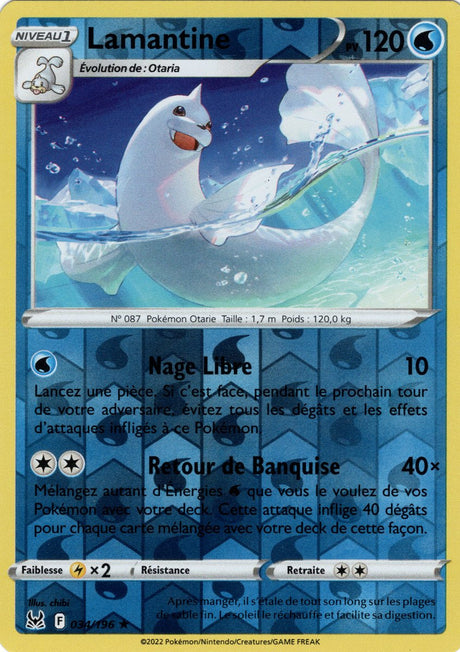 Lamantine - 034/196 - Holo Reverse - Origine Perdue - EB11