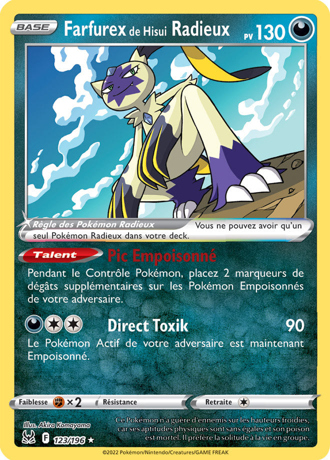 Farfurex de Hisui Radieux - Origine Perdue - EB11 - 123/196
