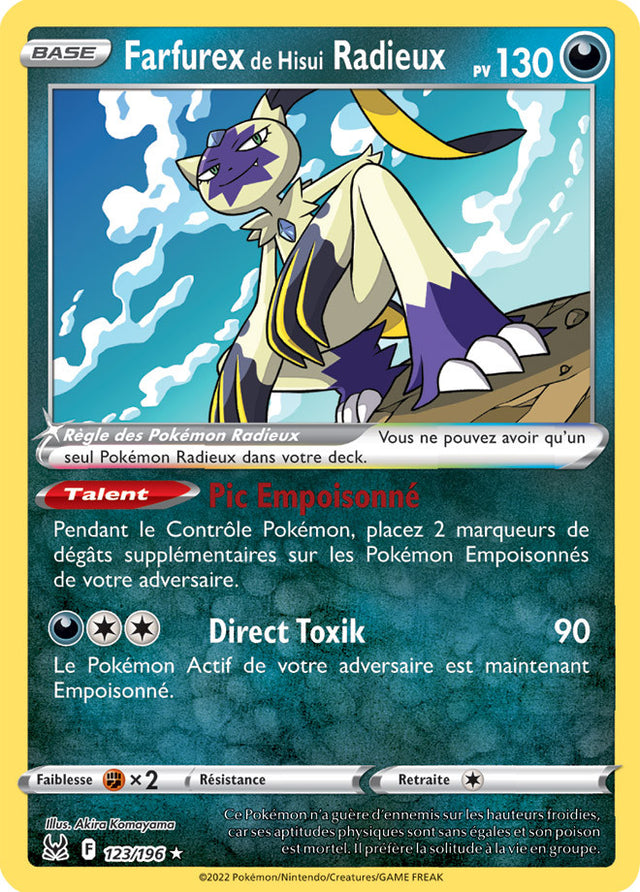 Farfurex de Hisui Radieux - Origine Perdue - EB11 - 123/196