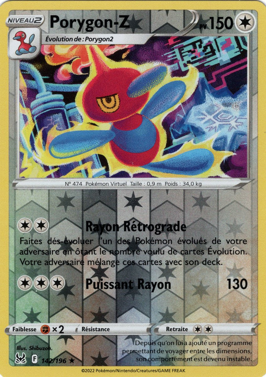 Porygon-Z - 142/196 - Holo Reverse - Origine Perdue - EB11