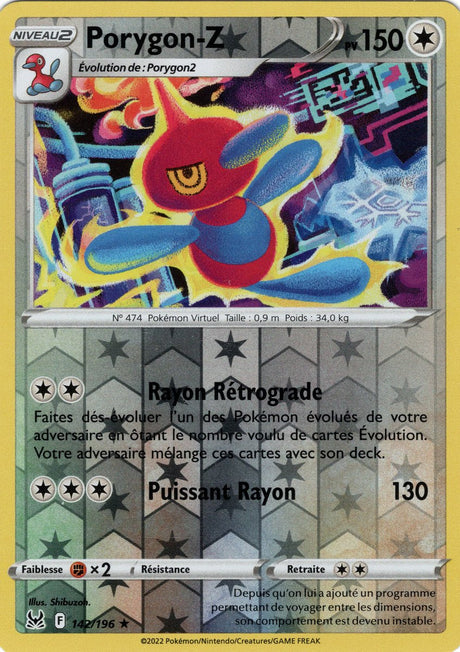 Porygon-Z - 142/196 - Holo Reverse - Origine Perdue - EB11