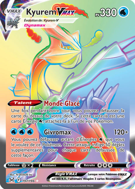 Kyurem VMAX - Origine Perdue - EB11 - 197/196