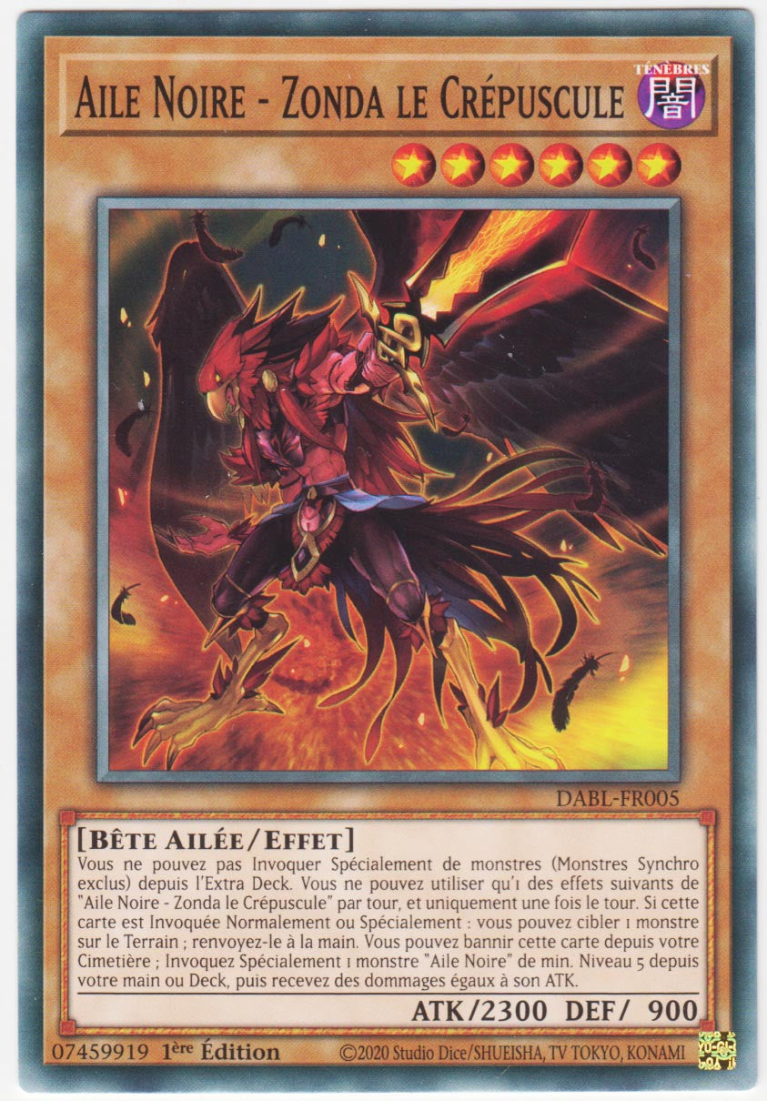 Aile Noire - Zonda le Crépuscule - DABL-FR005
