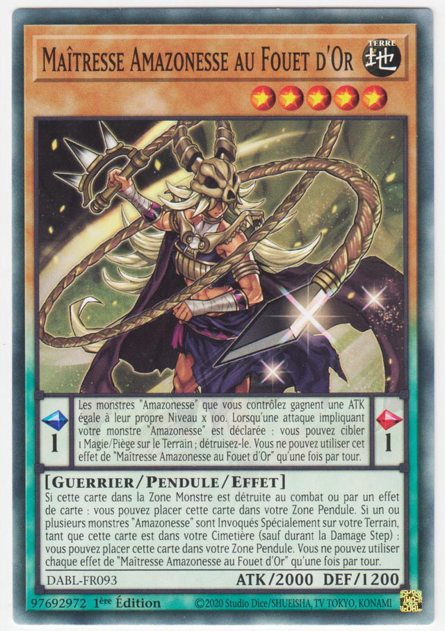 Maîtresse Amazonesse au Fouet d'Or - DABL-FR093