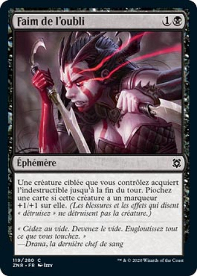 image ZNR_119/280 Faim de l'oubli