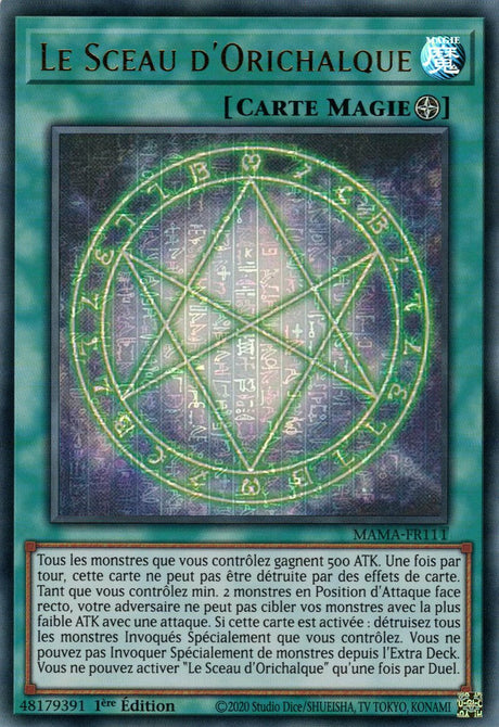 Le Sceau d'Orichalque - MAMA-FR111