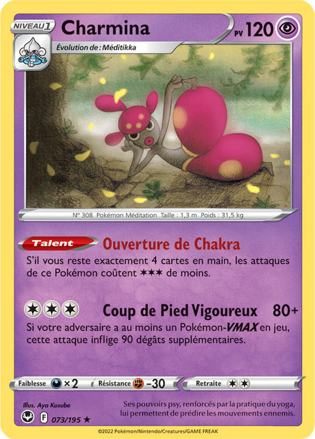 Charmina - 073/195 - Holo Rare / Reverse - Carte Pokémon Tempête Argentée EB12