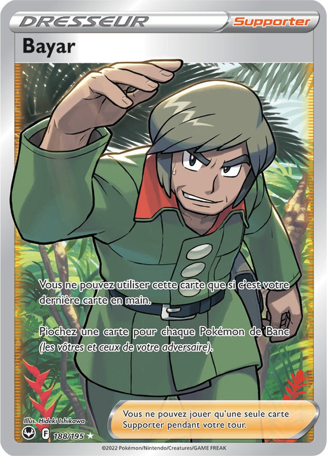 Bayar - 188/195 - Ultra Rare Full Art - Carte Pokémon Tempête Argentée EB12