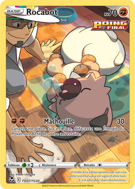 Rocabot - TG07/TG30 - Full Art Poing Final Secrète - Carte Pokémon Tempête Argentée EB12