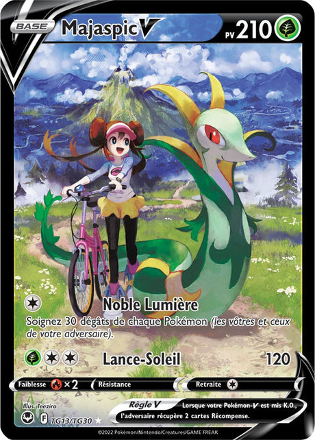 Majaspic V - TG13/TG30 - Full Art Alternative Secrète - Carte Pokémon Tempête Argentée EB12