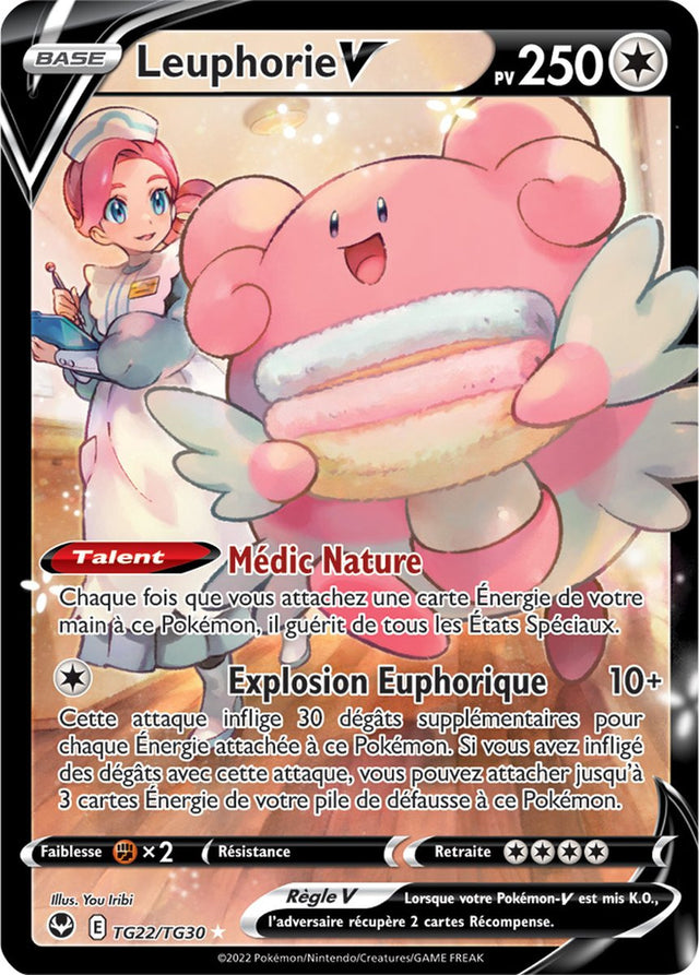 Leuphorie V - TG22/TG30 - Full Art Alternative Secrète - Carte Pokémon Tempête Argentée EB12