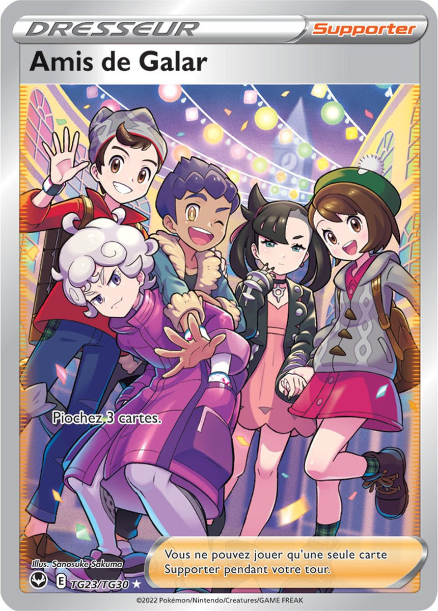 Amis de Galar - TG23/TG30 - Full Art Alternative Secrète - Carte Pokémon Tempête Argentée EB12