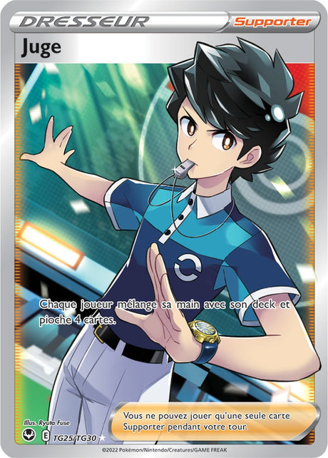Juge - TG25/TG30 - Dresseur Full Art Secrète - Carte Pokémon Tempête Argentée EB12
