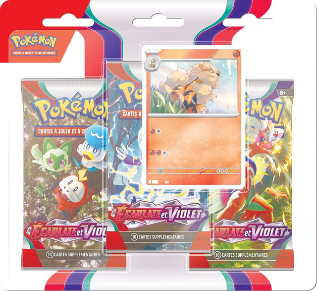 Pokémon - Tri-Pack SV01 Écarlate et Violet : Arcanin