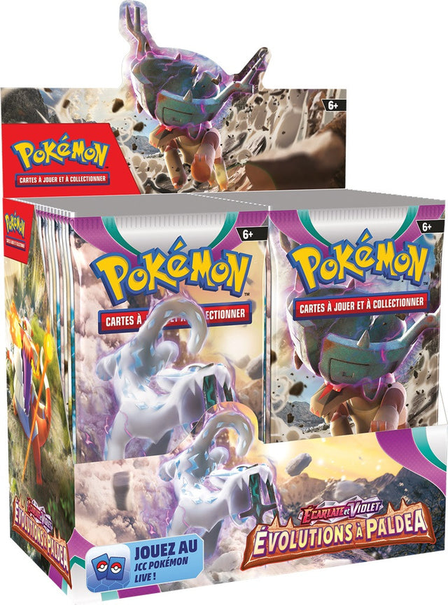 Pokémon - Display 36 Boosters EV02 : Écarlate et Violet - Évolutions à Paldea
