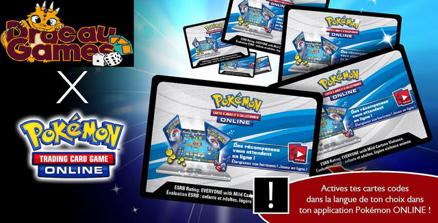 Pokémon - Coffret Lot de 10 Cartes Codes Pokémon Online