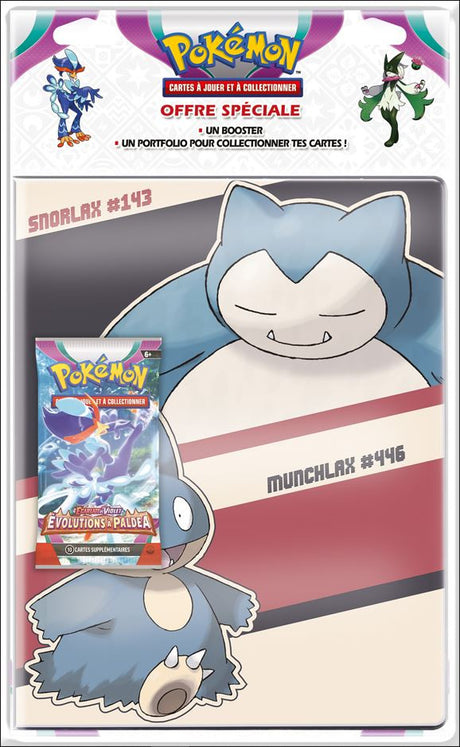 Pokémon - Pack Portfolio avec Booster Écarlate et Violet : Évolution à Paldea (EV02)