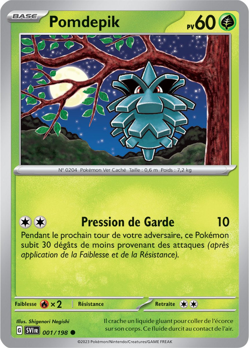 Pomdepik - 001/198 - Carte Pokémon Écarlate et Violet EV01