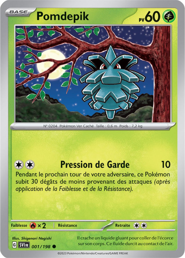 Pomdepik - 001/198 - Carte Pokémon Écarlate et Violet EV01