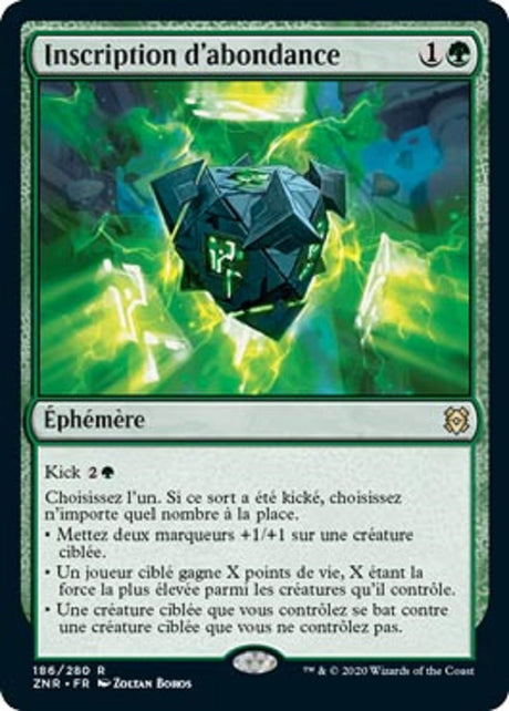 image ZNR_186/280 Inscription d'abondance