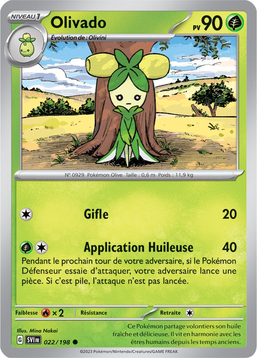 Olivado - 022/198 - Carte Pokémon Écarlate et Violet EV01