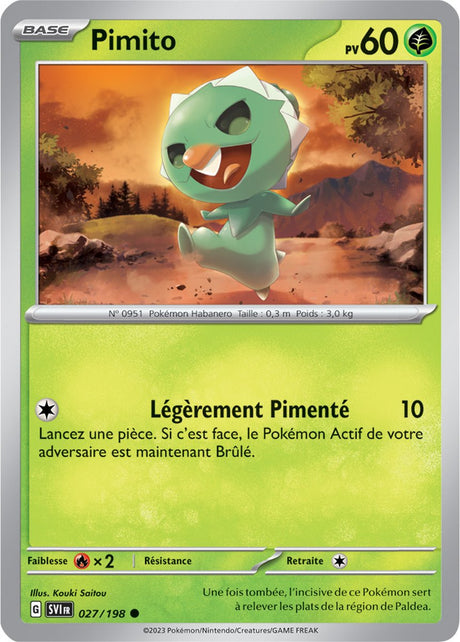 Pimito - 027/198 - Carte Pokémon Écarlate et Violet EV01