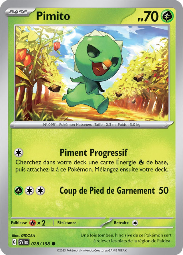 Pimito - 028/198 - Carte Pokémon Écarlate et Violet EV01