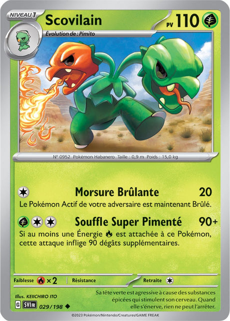 Scovilain - 029/198 - Carte Pokémon Écarlate et Violet EV01