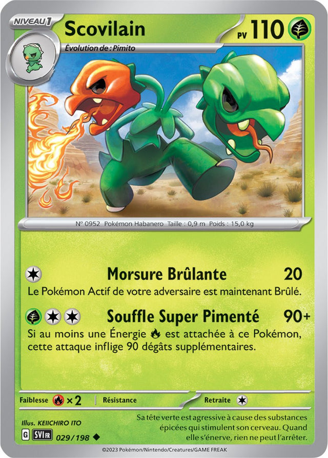 Scovilain - 029/198 - Carte Pokémon Écarlate et Violet EV01