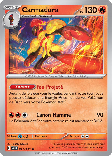 Carmadura - 041/198 - Carte Pokémon Écarlate et Violet EV01