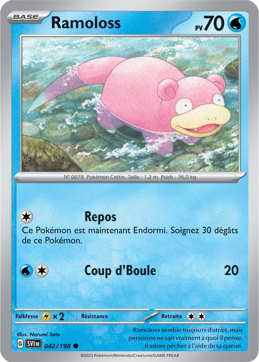 Ramoloss - 042/198 - Carte Pokémon Écarlate et Violet EV01