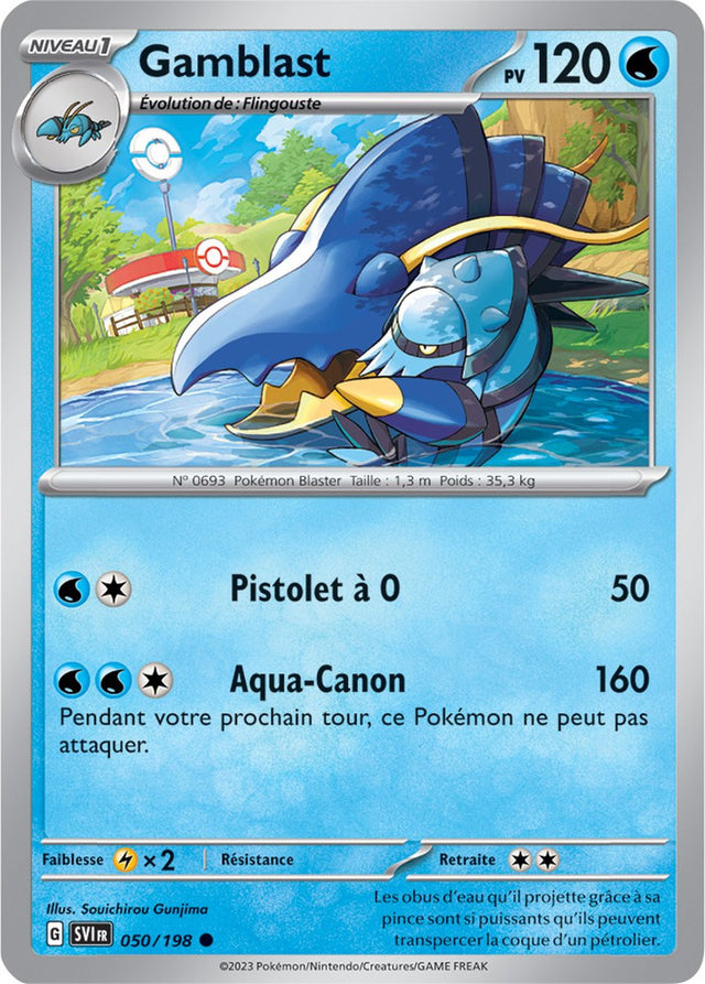 Gamblast - 050/198 - Carte Pokémon Écarlate et Violet EV01