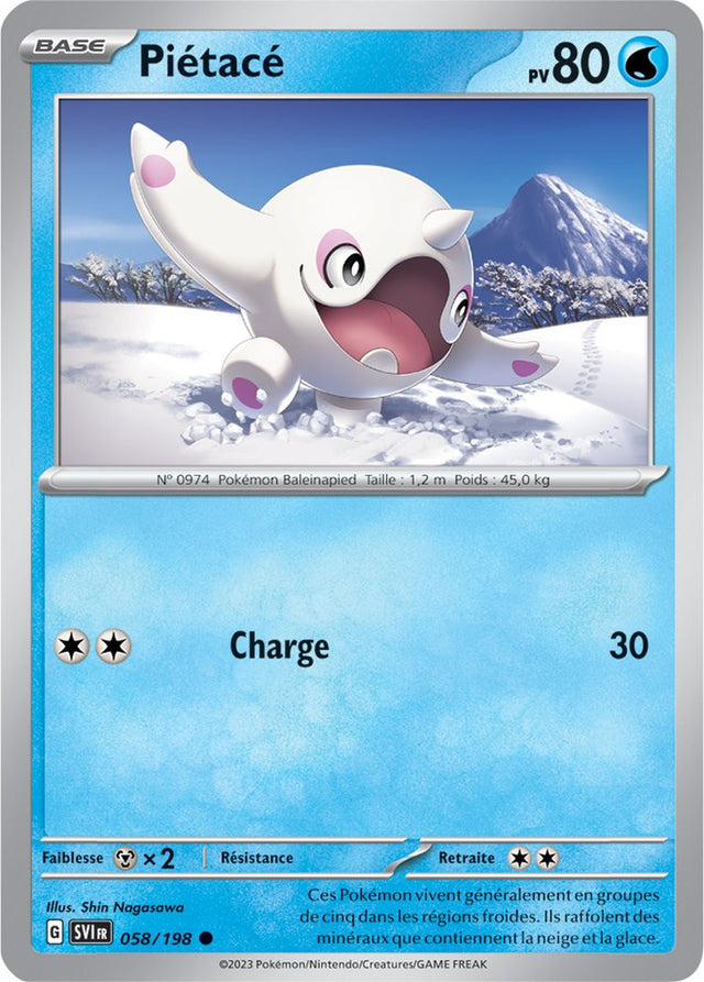 Piétacé - 058/198 - Carte Pokémon Écarlate et Violet EV01