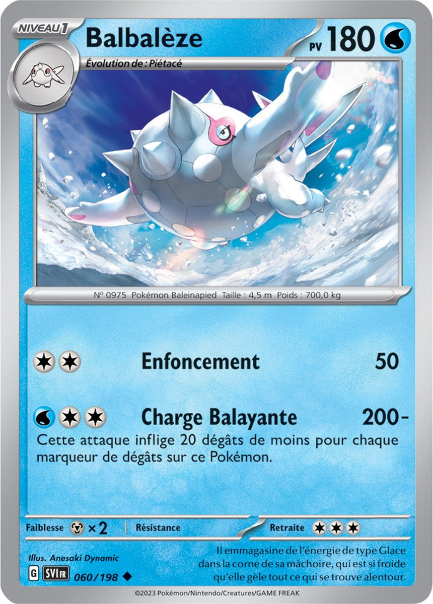 Balbalèze - 060/198 - Carte Pokémon Écarlate et Violet EV01