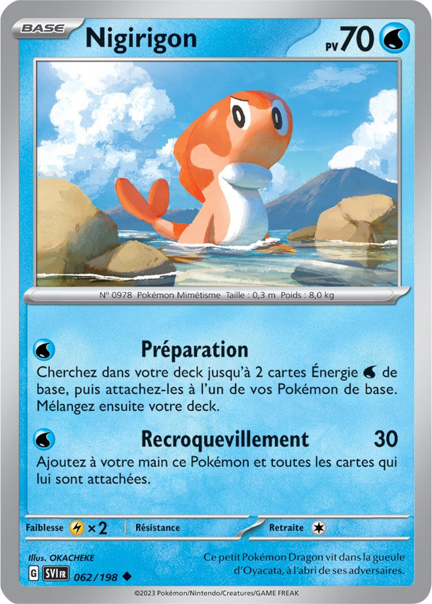 Nigirigon - 062/198 - Carte Pokémon Écarlate et Violet EV01
