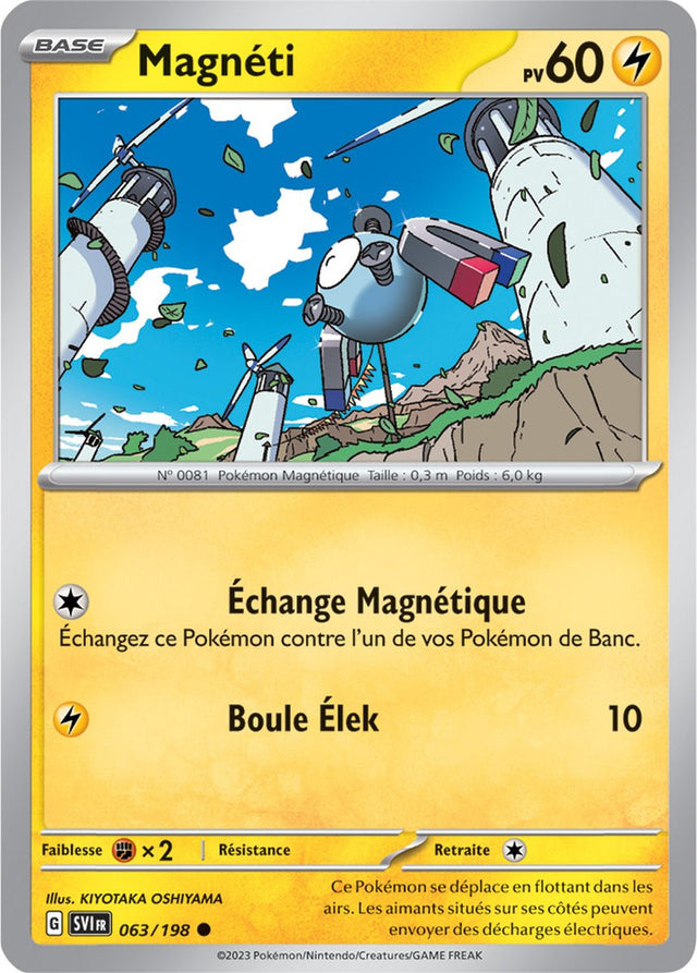 Magnéti - 063/198 - Carte Pokémon Écarlate et Violet EV01