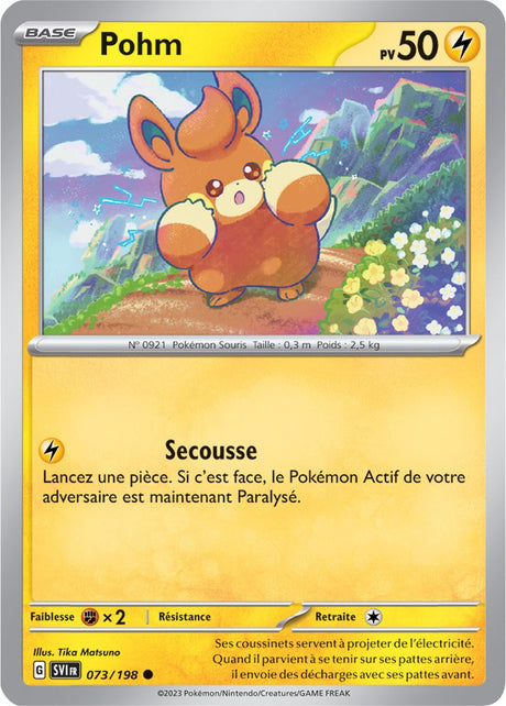 Pohm - 073/198 - Carte Pokémon Écarlate et Violet EV01