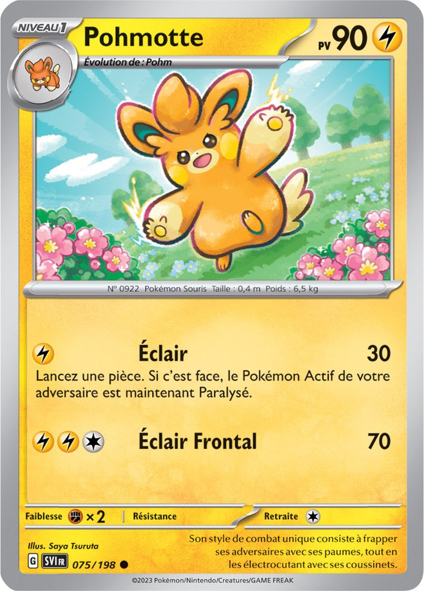 Pohmotte - 075/198 - Carte Pokémon Écarlate et Violet EV01